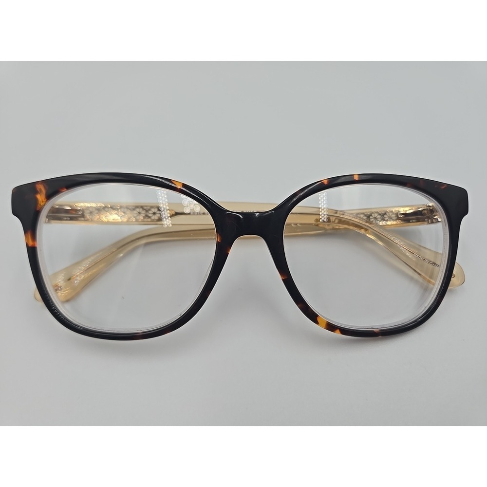 Kate Spade Eyeglass Frames Only So Happy to See You Tortoise Payton 140 52-17
